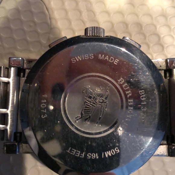 Burberry chronograph stainless steel men’s watch - Picture 3 of 3